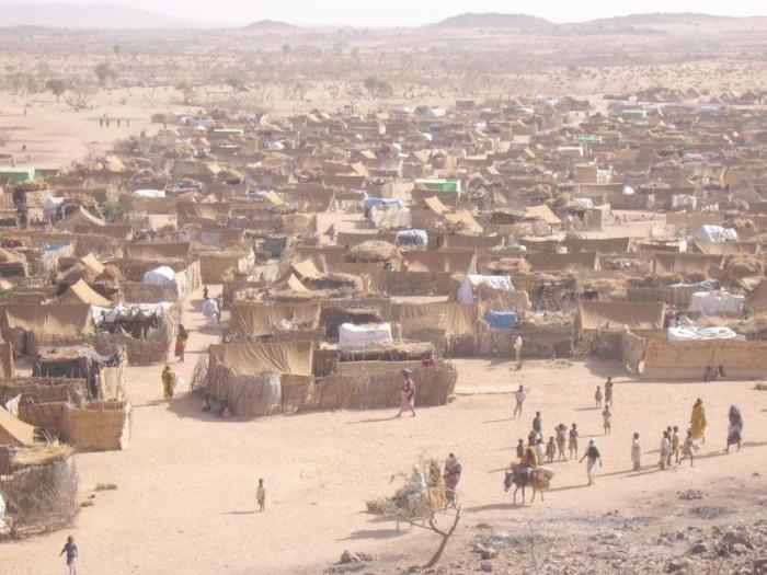 Photo of Darfur refugee camp in Chad