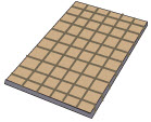 Rock Wool insulation- a flat solid piece