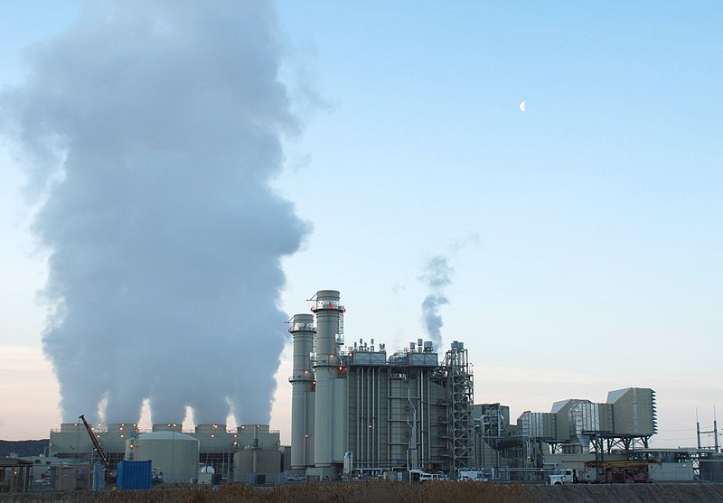 Picture of power plant in Linden, Utah converting natural gas into electricity 