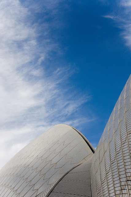 Photograph of the Sidney Opera House roof