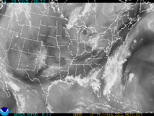 Satellite vapor image for June 29, 2015. See caption. 