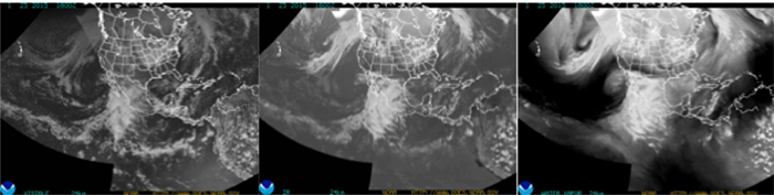 NOAA composite images of Northern Hemisphere 