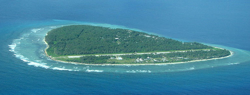 Picture of the Island of Falalop in the Ulithi Atoll.