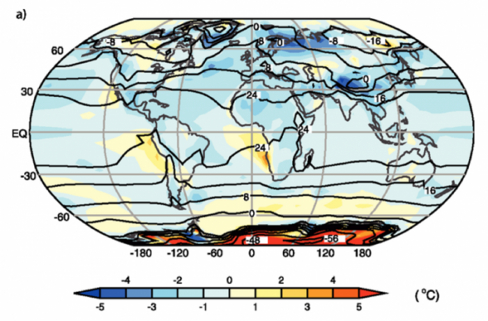 Global image of an ensemble mean, see text below