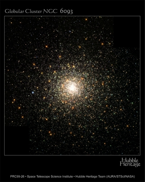 Hubble Space Telescope image of the Globular Cluster M80 explained in caption and text