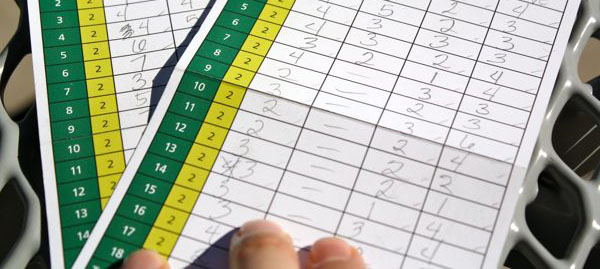 Mini Golf score cards