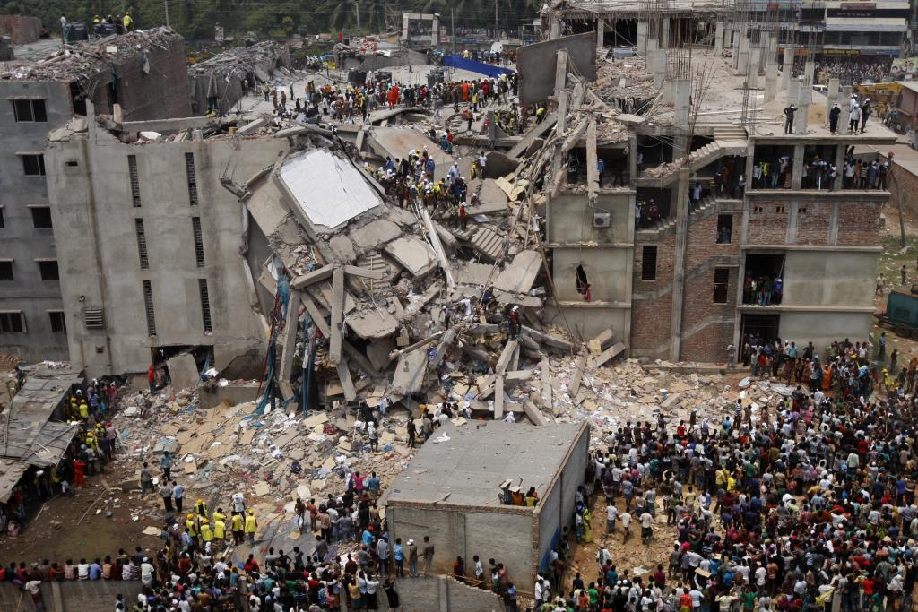 Rana Plaza rubble