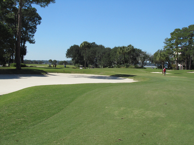 Golf course in Hilton Head, South Carolina