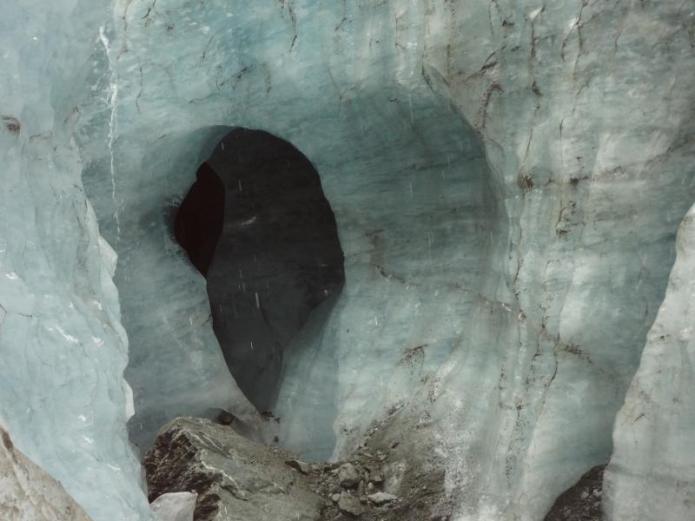 Ice cave within the Franz Joseph Glacier