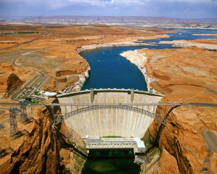 Glen Canyon Dam on the Colorado River