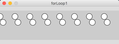 screenshot of program in which for loop initial variable is changed