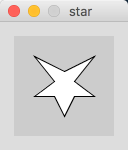 output of star-drawing program