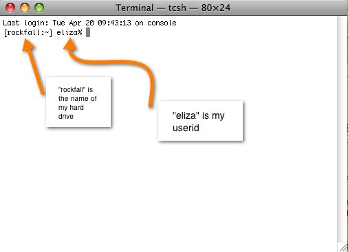 processing code referenced above, pointing out hard drive name and userid. if you need a transcription, contact eliza