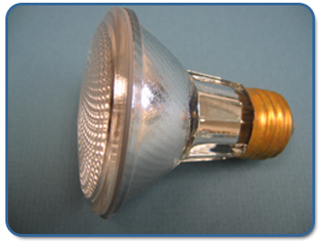  Picture of a tungsten halogen lamp