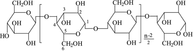 Estructura de celulosa