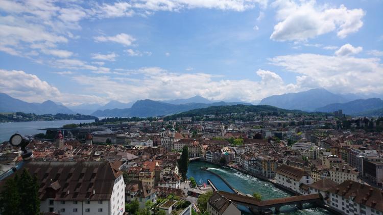 View of Lucerne, Switzerland.