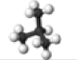 C4H10 (isobutane) chemical structure