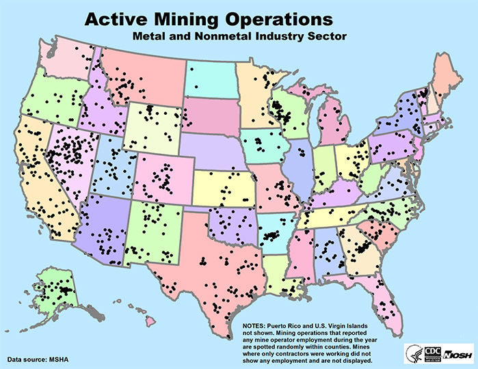 Active US Mining Operations