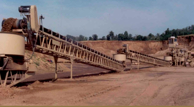 Belt conveyor. See text above image. 