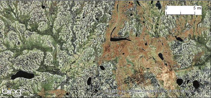 Aerial landscape image.