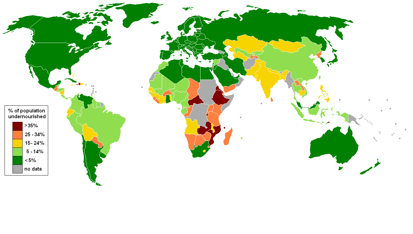 Undernourishment World map, see text description in link below