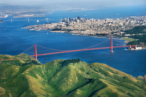 San Francisco, including the Golden Gate Bridge