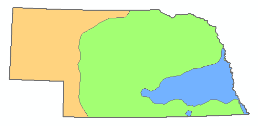 Model output with parameters shown above