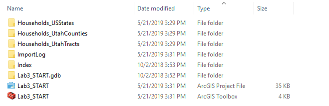 screen capture showing folders containing files to rename and extract