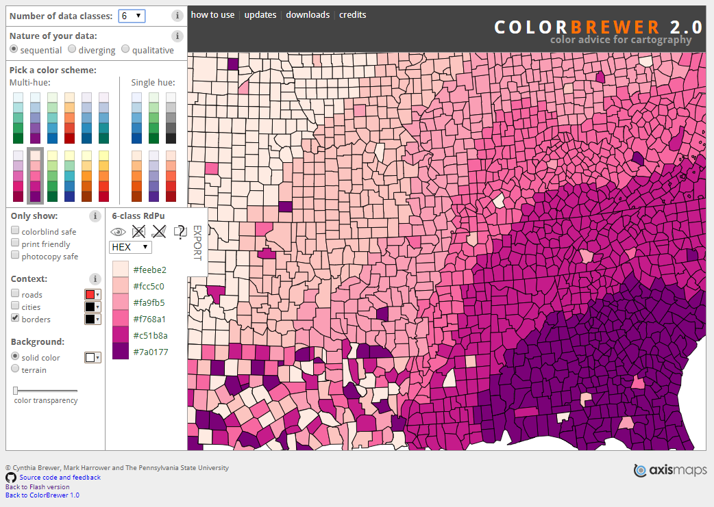 Types of color schemes  GEOG 486: Cartography and Visualization