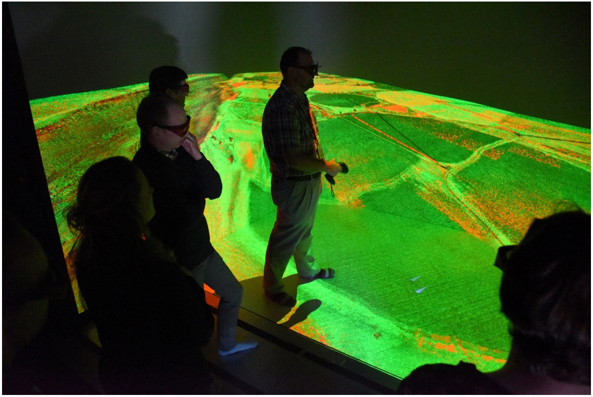a (CAVE) simulation in the Center for Advanced Energy Studies (CAES)