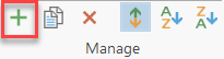 Screenshot of manage icon