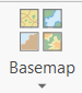 screen shot of basemap selection icon