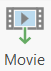 screenshot of export movie icon