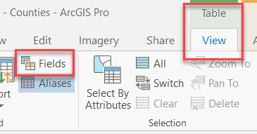 screenshot choose table, view and then with fields will be visible 
