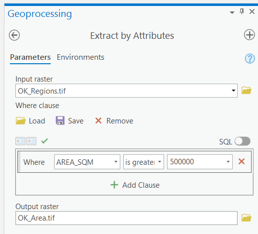 screenshot extract by attribuites. Use settings described above