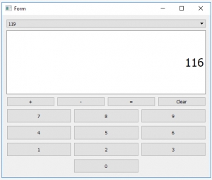 screenshot image of a gui calculator