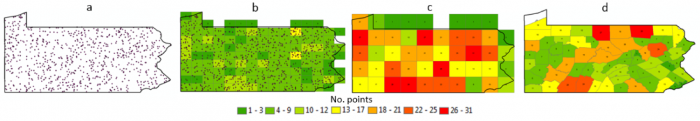 Effects of aggregation and zoning affects patterns