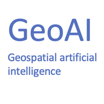 text that says "GeoAI Geospatial artificial intelligence 