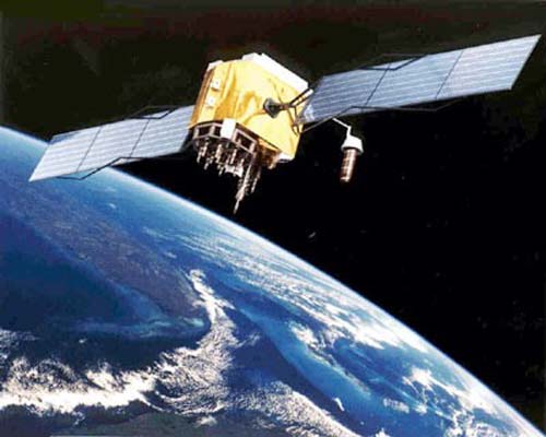 Earth-orbiting GPS Satellite