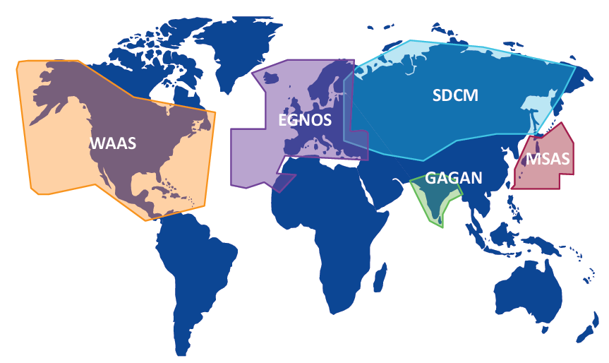 NDGPS Coverage and Wide Area Augmentation System (WAAS) | GEOG 862: GPS