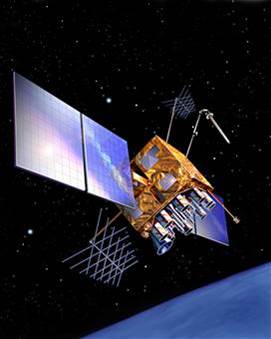 Photo illustration of Block IIR-M Satellite