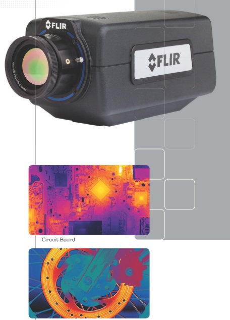 Infrared sensor by FLIR with example images
