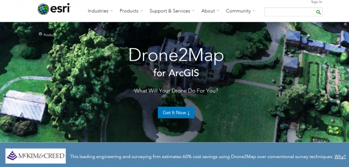 Screenshot Drone2Map