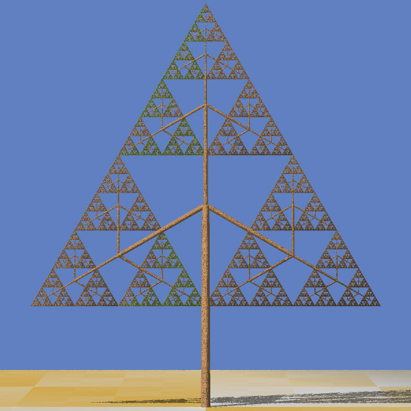 Example of a Sierpinskis tree