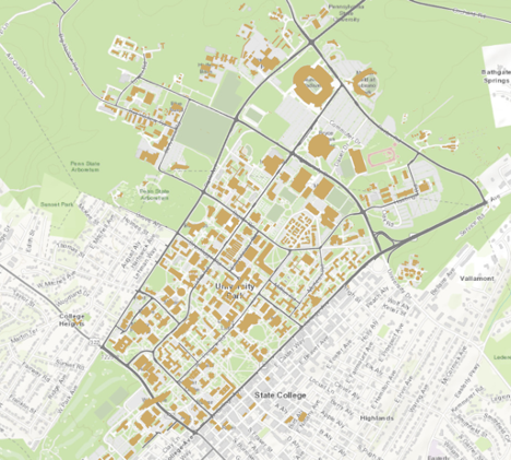 map of State College