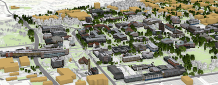  3D map of campus