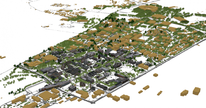 3D Map of State College