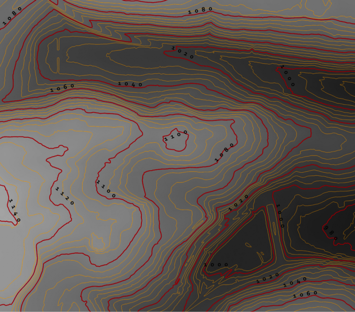  Topographical map