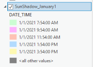 Screenshot of date time menu.
