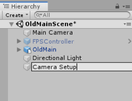 Screenshot Hierarchy menu